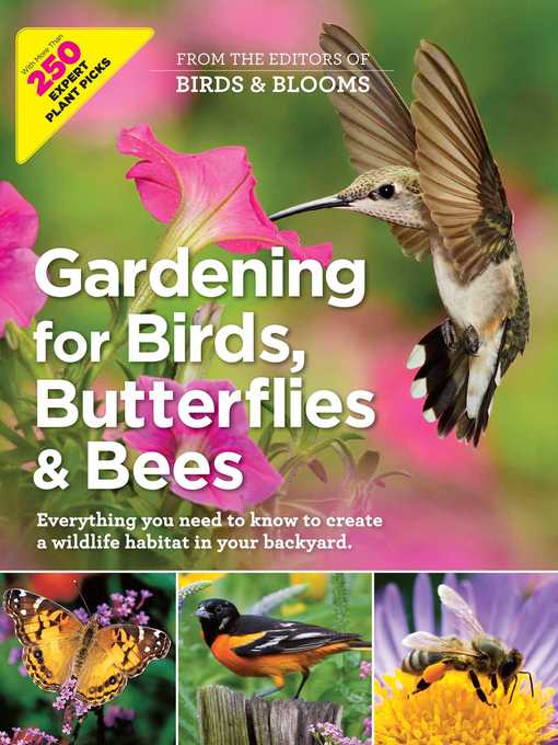 Title details for Gardening for Birds, Butterflies, and Bees by Birds and Blooms - Wait list